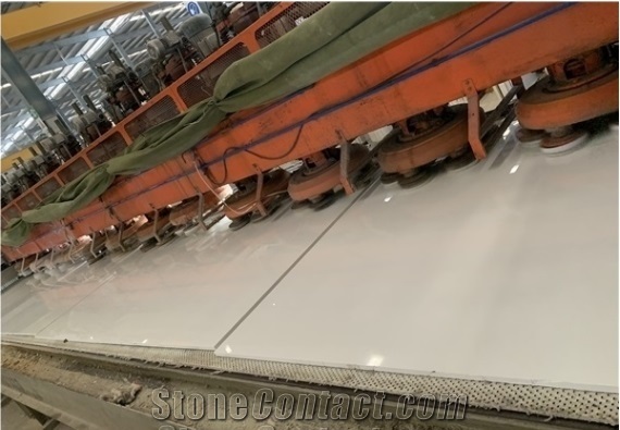 China Super White Artificial Stone Quartz Polished Slabs