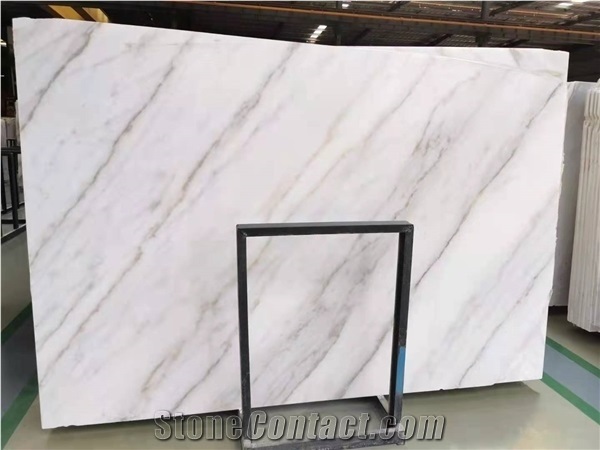 Chinese Guangxi White Marble Polished Slabs & Tiles