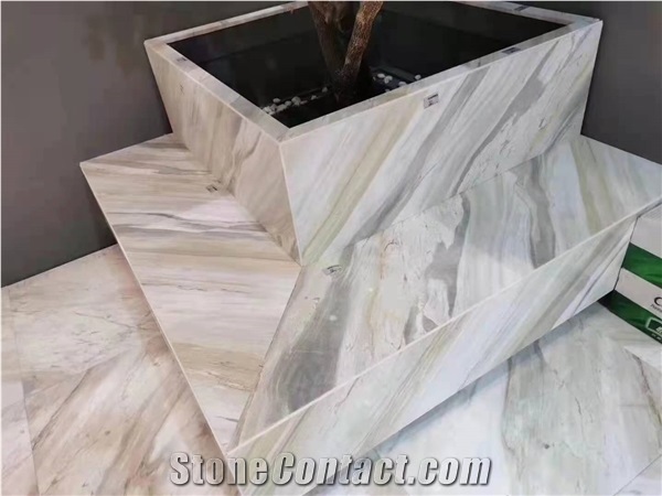 Greece Volakas Marble White Polished Custom Countertops