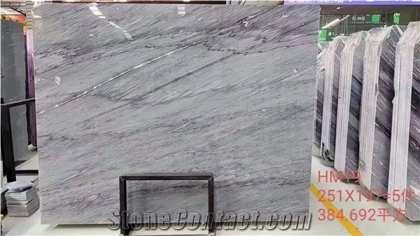 Italy Blue Gold Sand Marble Polished Custom Countertops