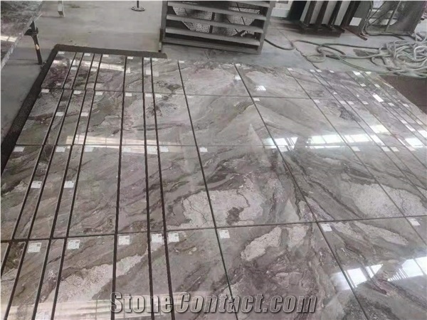 Italy Venice Brown Marble Polished Wall Cladding Tiles