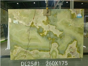 Pakistan Green Onyx Polished Wall Slabs & Floor Tiles