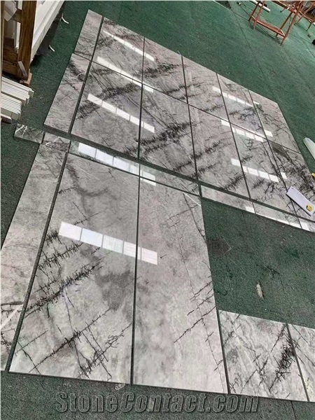 Vietnam Silver Fir Marble Polished Wall Covering Tiles