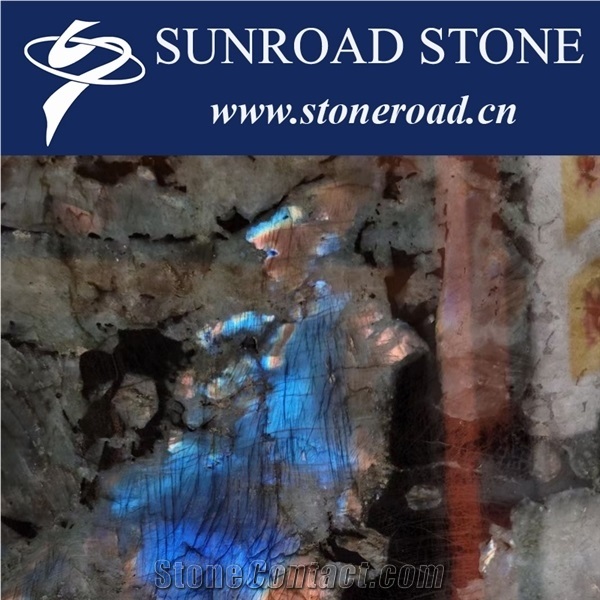 Blue Emerald Granite Labradorite Blue Granite Slab