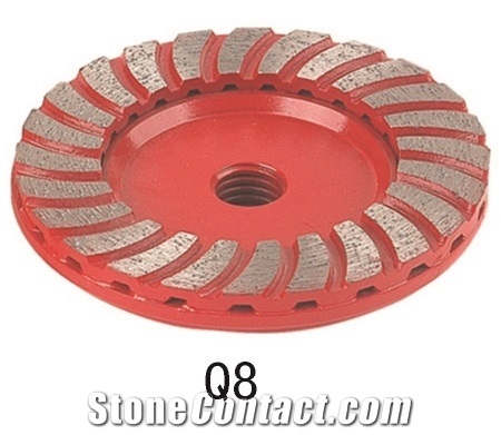 7 Inch Diamond Grinding Plate Concrete Grinding Wheels