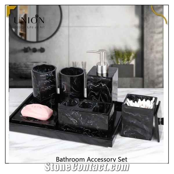 5 Piece Bathroom Accessories Set,Toilet Accessory Set