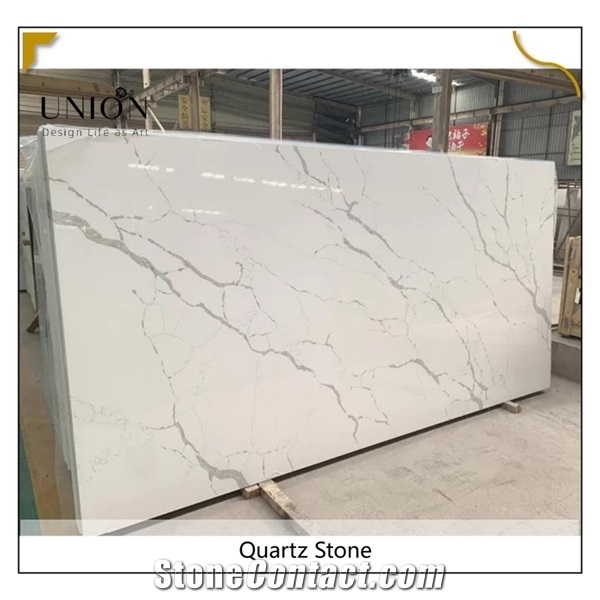 Bianco Calcatta Quartz Stone Top Soild Surface Tiles