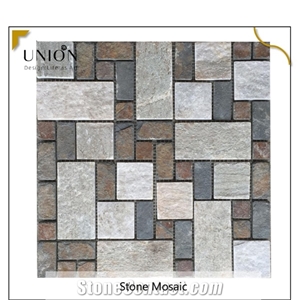 China Floor Wall Tile Natural Rusty Slate Culture Stone Tile
