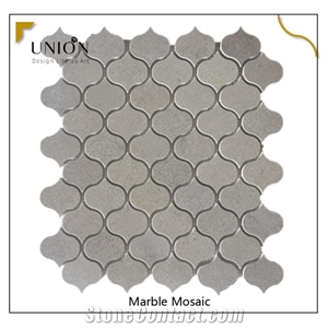 Cinderella Grey Marble Mosaic Lantern Mosaic Tiles for Home