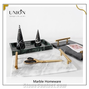 Customized Hot Sale Clear Marble Acrylic Tray for Homeware