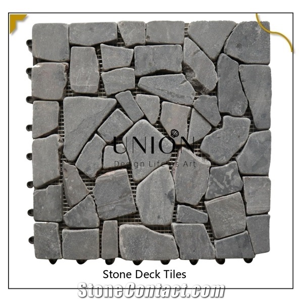 Diy Floor Outdoor Patio Tile Stone Interlocking Deck Tiles