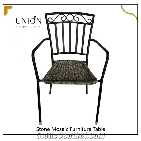 High Quality Outdoor Stone Mosaic Art Pattern Coffee Table