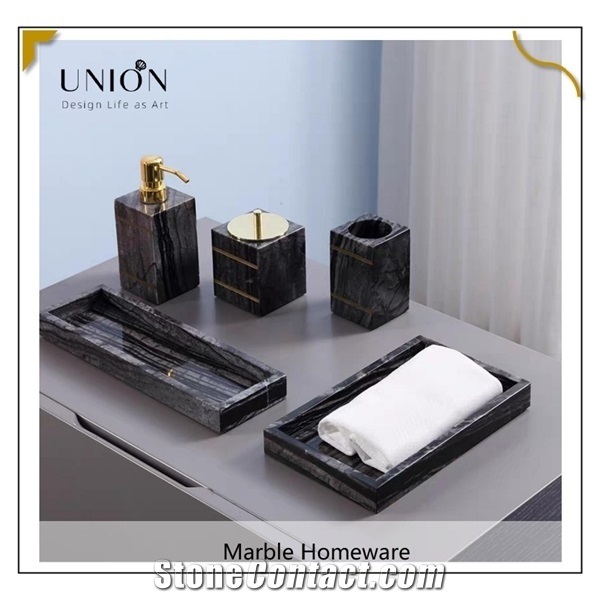 Jung Ford 5-Piece Bathroom Counter Top Accessory Sets