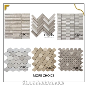 Marble Mosaic Tile Polished Leaves Shape New Design in 2021