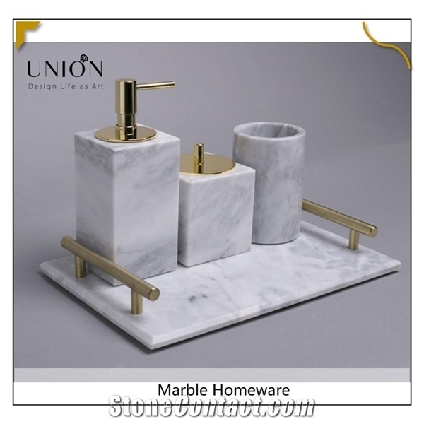 Marble Texture Bathroom Ware Toilet Accessories for Sets