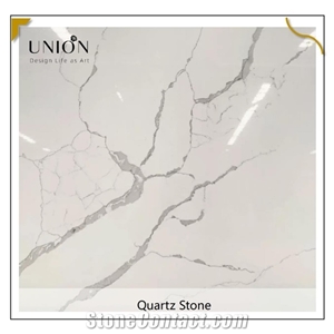 Modern Artificial Stone Bianco Calcatta White Quartz Slabs