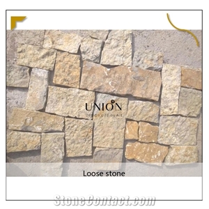 Natural Marble Brick Stack Stone,Wall Cladding Loose Stone