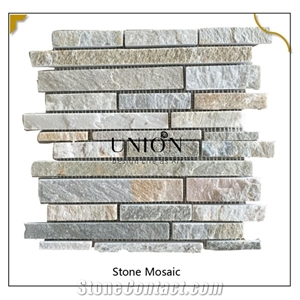 Natural Slate Mosaic Pattern for Walling Decoration&Flooring