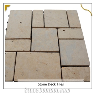 Outdoor Floor Patio Tile Stone Random Chips Mosaic Deck Tile