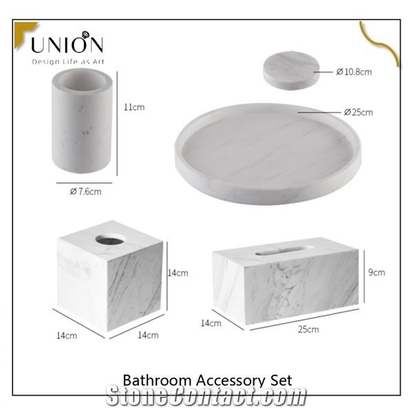 Restroom Apartment Decor Stuff,Imitated Resin Kits Marble