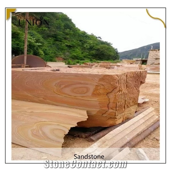 Yellow Sandstone Paving Rectified Building Material Tiles