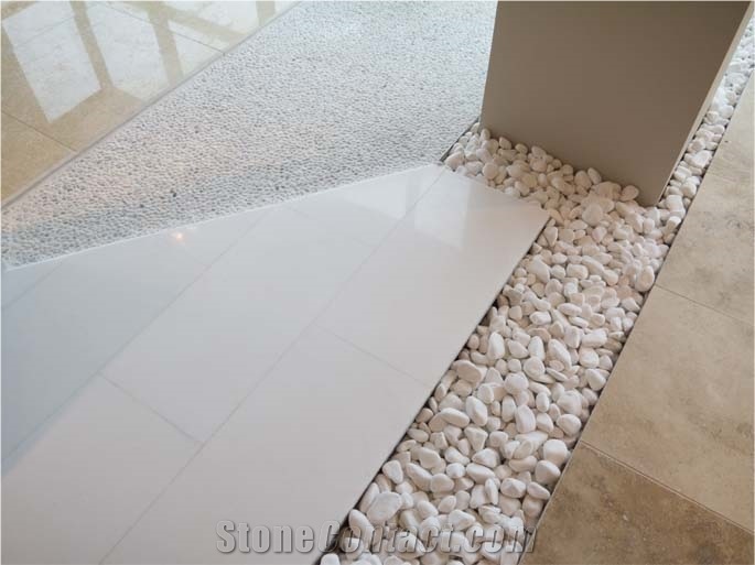 Thasos Marble Tiles & Slabs, White Polished Marble