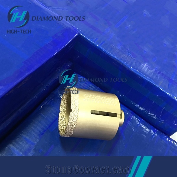 Brazed Diamond Core Drill with Side Protection