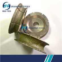 Cnc Marble Electroplated Edge Profiling Wheel