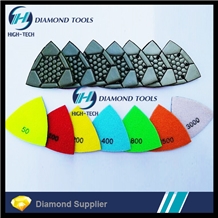 High-Tech Triangle Diamond Dry Polishing Pad