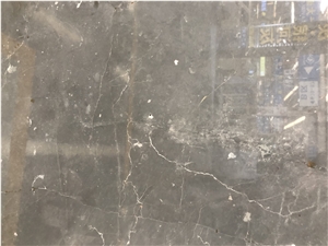 China Grey Polished Marble Slab for Countertops