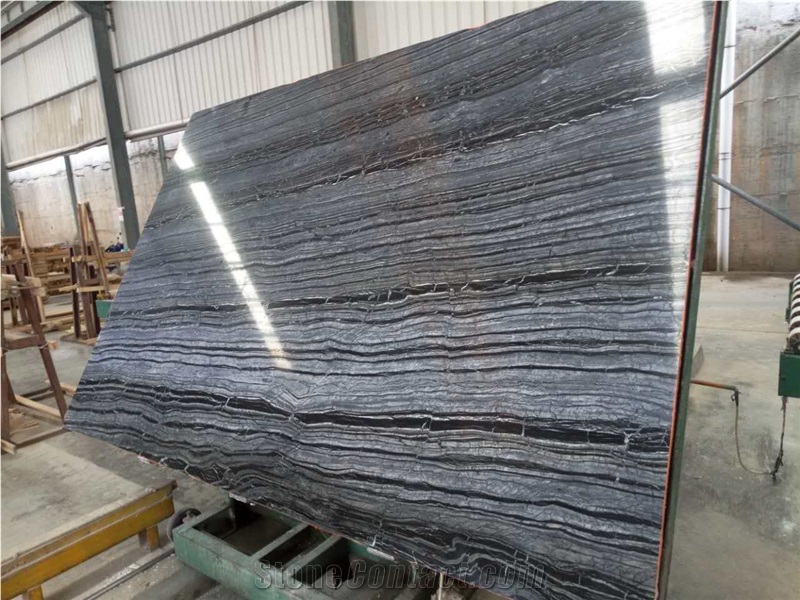 Kenya Silver Wave Marble Walling Slabs