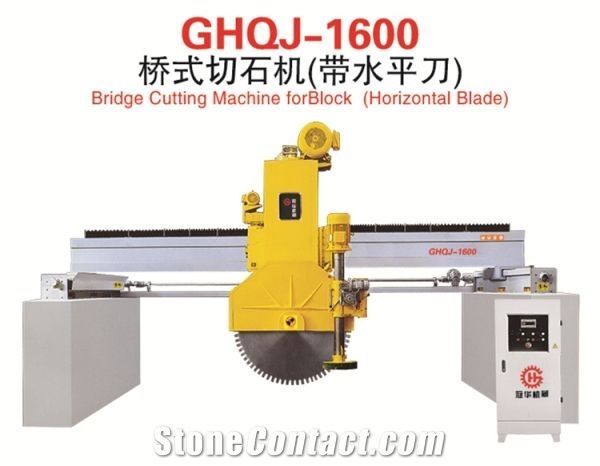 Hydraulic Bridge Type Stone Block Cutting Machine