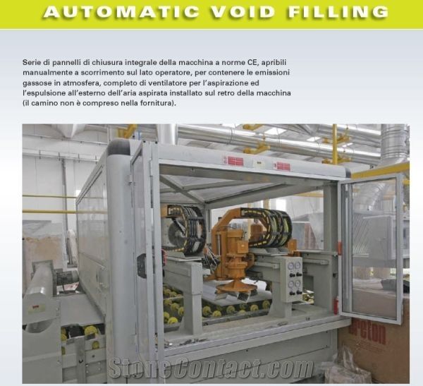 Breton STA 2000 Automatic void filling machine
