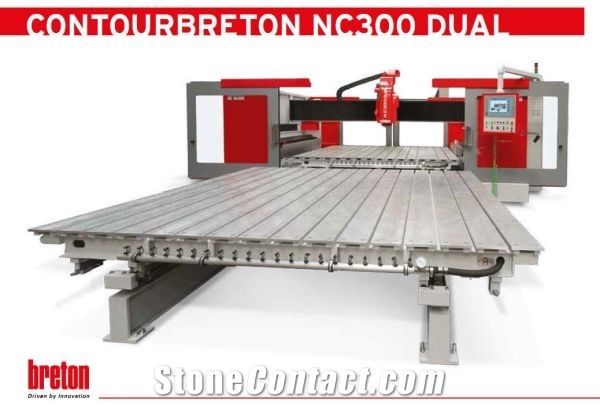 Contourbreton NC 300 DUAL Double table CNC Stone Router 