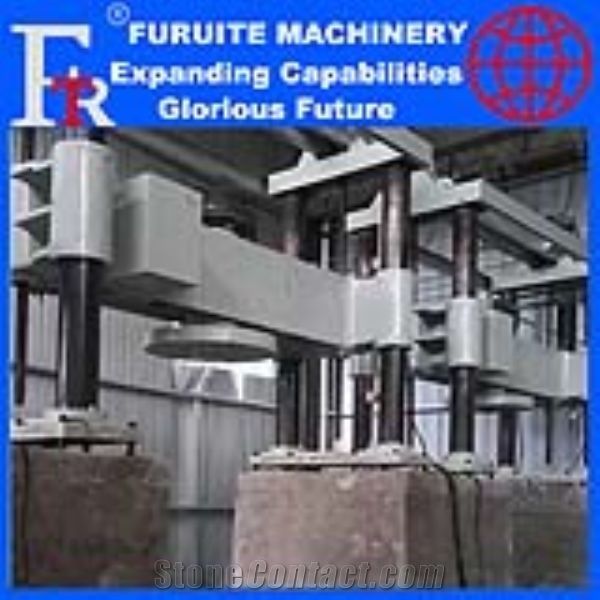 full automatic circular stone cutting machine barrel saw marble granite block round slab sheet board production export