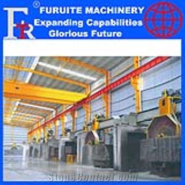FRT-2000/2500/2800 multi blade disc stone cutting machine full automatic plc control for granite block slice on selling