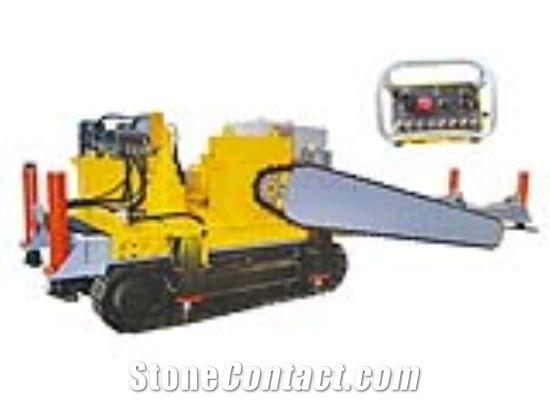 Crawler type chain saw