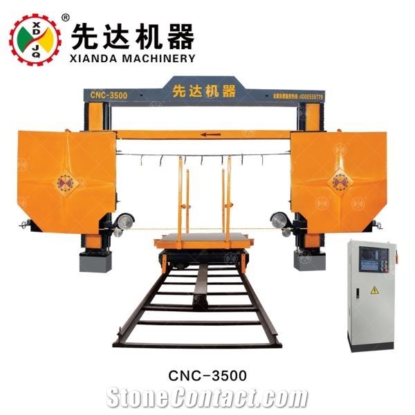 Diamond Wire Saw Machine For Squaring And Profiling CNC-3500R-3500S