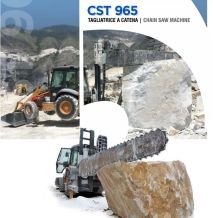 Terna CST 965 Quarry Backhoe Chain saws machine
