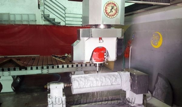 5-axis Machining center and Bridge saw