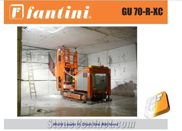 Fantini Tunnel Chain saw machine GU 70-R-XC Sawmill Machine