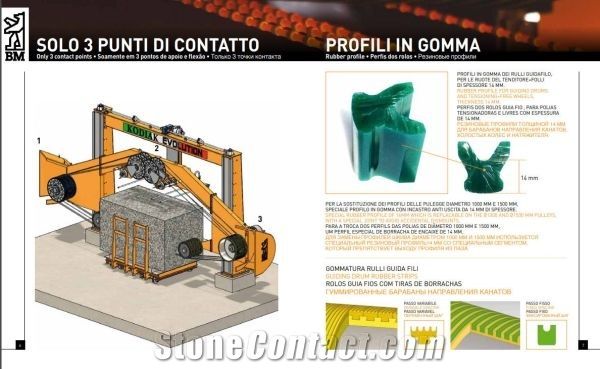 Kodiak 5 Evolution Multiwire machine for Marble Blocks