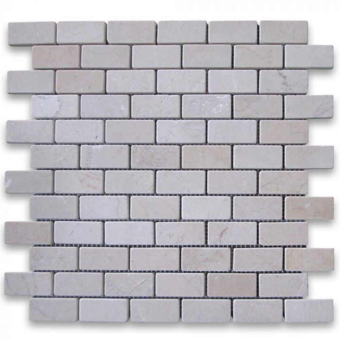 Crema Marfil 1x2 Medium Brick Mosaic Tile Tumbled  (1).jpg