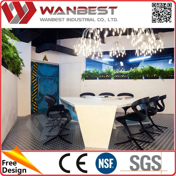 CD-010  Wanbest furniture  solid surface office desk conference (1).jpg