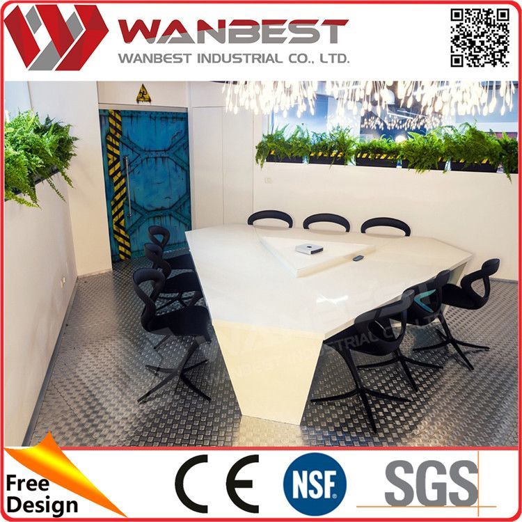 CD-010  Wanbest furniture  solid surface office desk conference (3).jpg