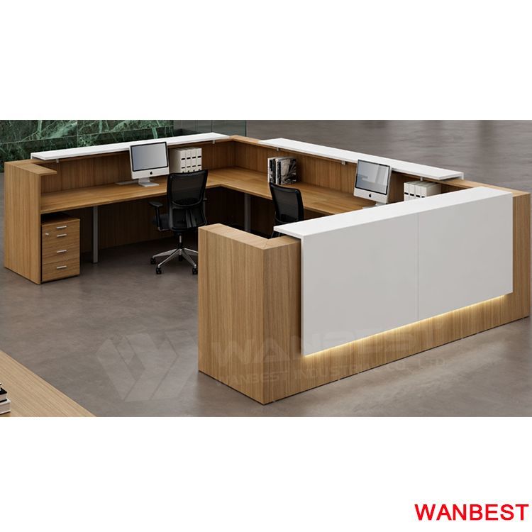 RE-095-simple beautiful reception desk design white artificial stone plywood veneer.jpg