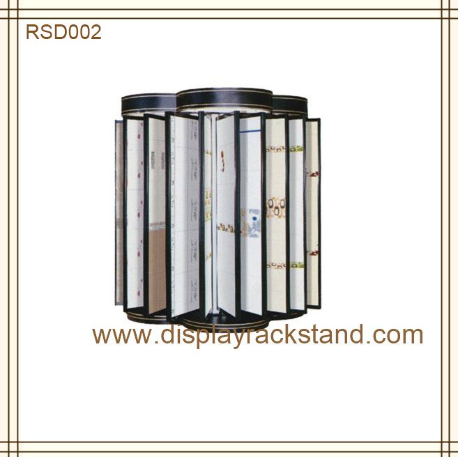 RSD002 Stone Spinning Display Wire Stand Racks Quartz Displays Limestone Rack.jpg