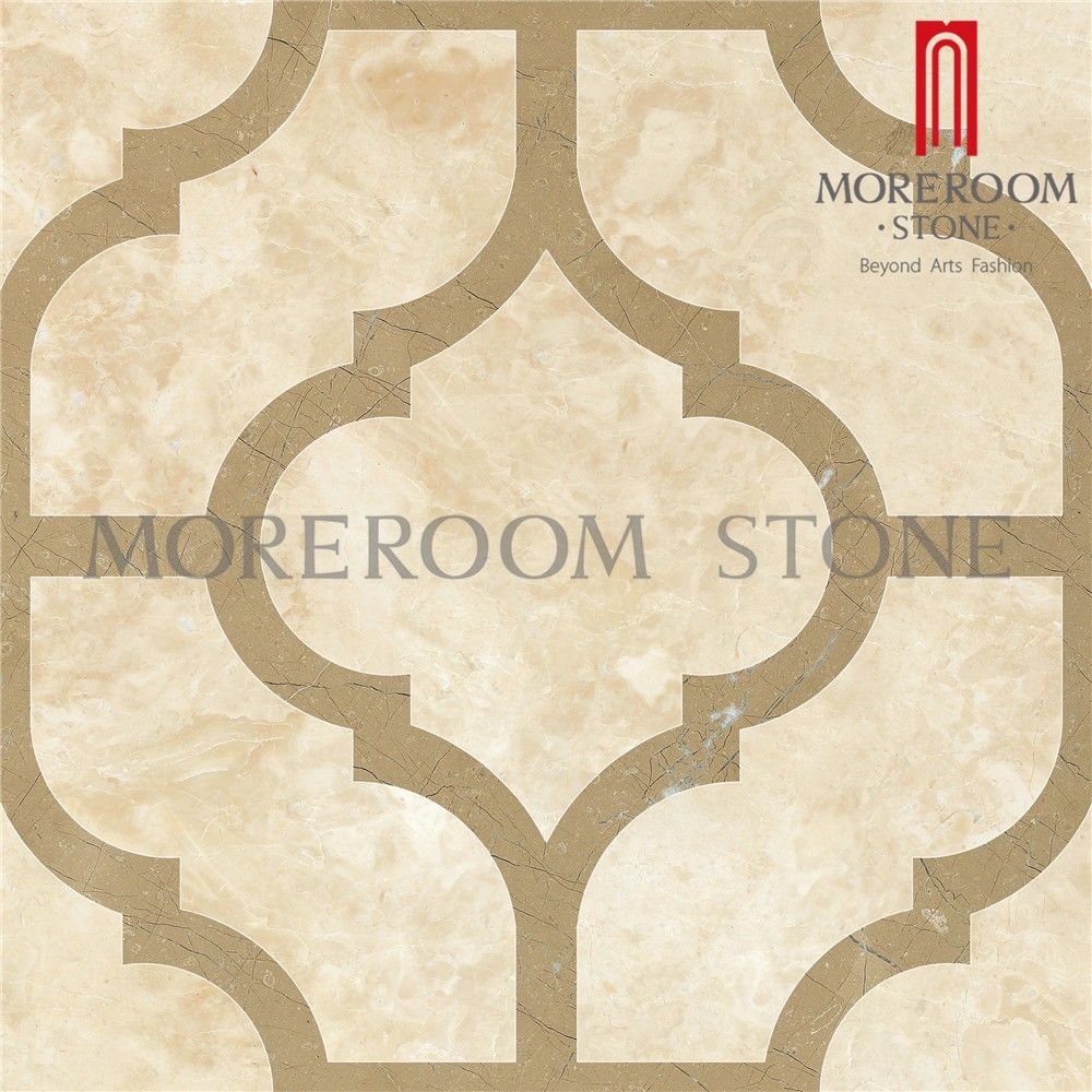 Discontinued high Gloss Golden Porcelain Marble Floor Tile 60x60