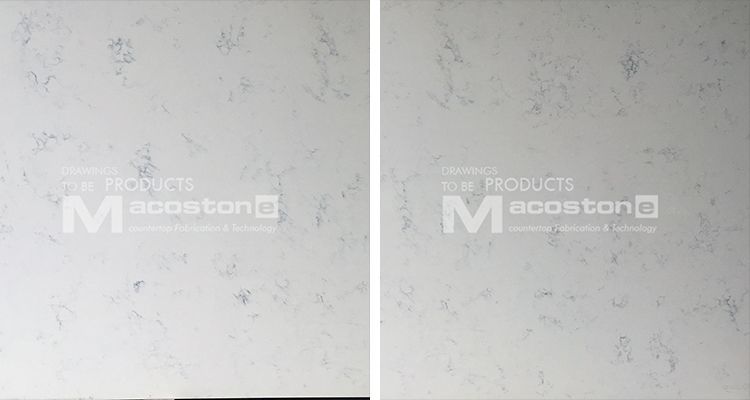 Salable White Carrara Quartz Stone Slab For Countertops Tiles Floors