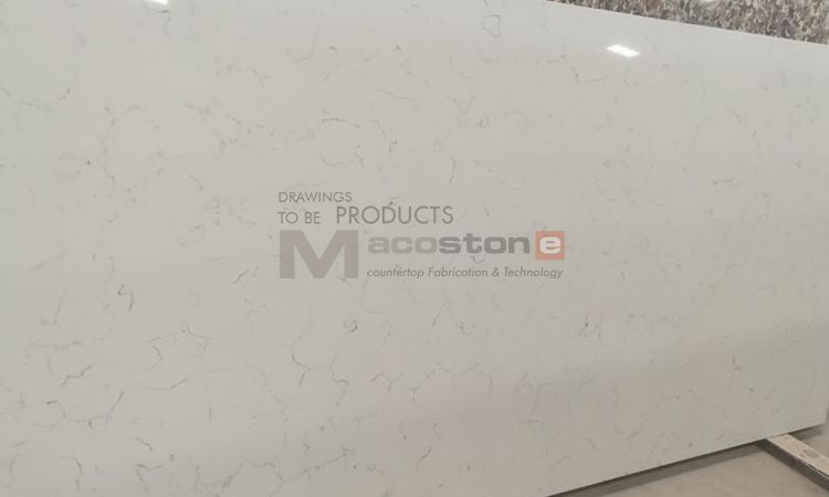 Factory Direct Artificial Carrara White Quartz Stone For Bathroom Counter Top